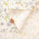 Cotton Broad Printed Fabric - Botanical Flowers - nomura tailor