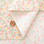 Cotton Broad Printed Fabric - Dot Flower - nomura tailor