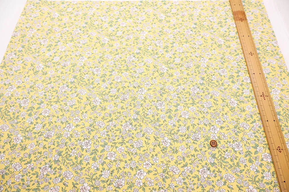 Cotton Broad Printed Fabric - Flowers - nomura tailor