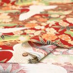 Cotton Sheeting printed Fabric - Kaleidoscope Romance - Crane - nomura tailor