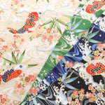 Cotton Sheeting printed Fabric - Kaleidoscope Romance - Carp - nomura tailor