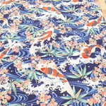 Cotton Sheeting printed Fabric - Kaleidoscope Romance - Carp - nomura tailor