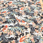 Cotton Sheeting printed Fabric - Kaleidoscope Romance - Carp - nomura tailor