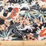 Cotton Sheeting printed Fabric - Kaleidoscope Romance - Carp - nomura tailor