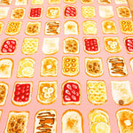 Cotton Oxford Printed Fabric - Toast - nomura tailor