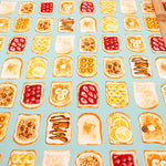 Cotton Oxford Printed Fabric - Toast - nomura tailor