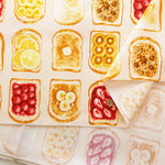 Cotton Oxford Printed Fabric - Toast - nomura tailor