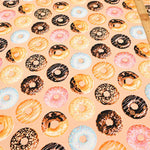 Cotton Oxford Printed Fabric - Donuts - nomura tailor