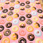 Cotton Oxford Printed Fabric - Donuts - nomura tailor