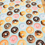 Cotton Oxford Printed Fabric - Donuts - nomura tailor