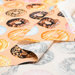 Cotton Oxford Printed Fabric - Donuts - nomura tailor