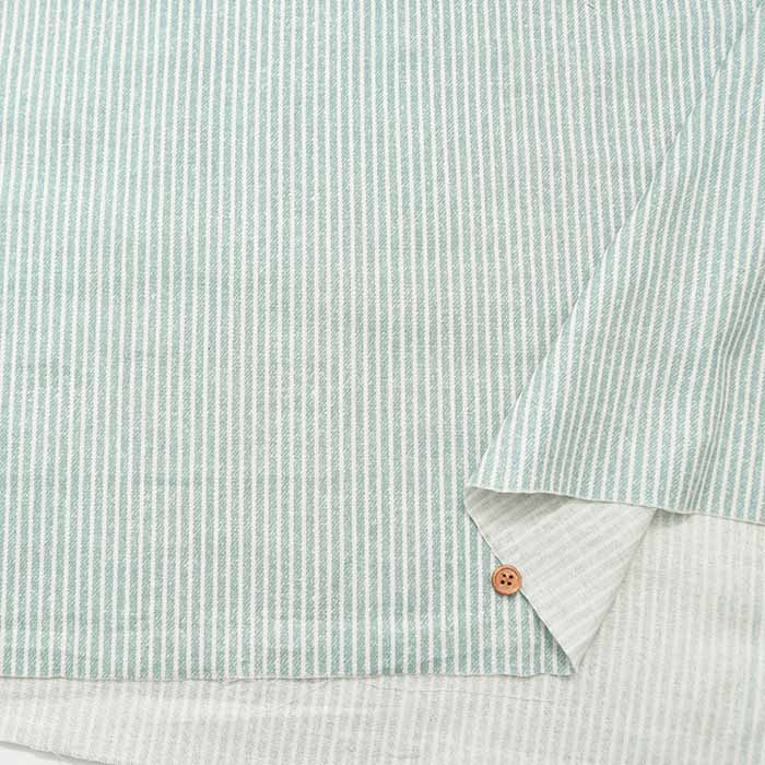 Cotton double gauze printed fabric Hickory - nomura tailor