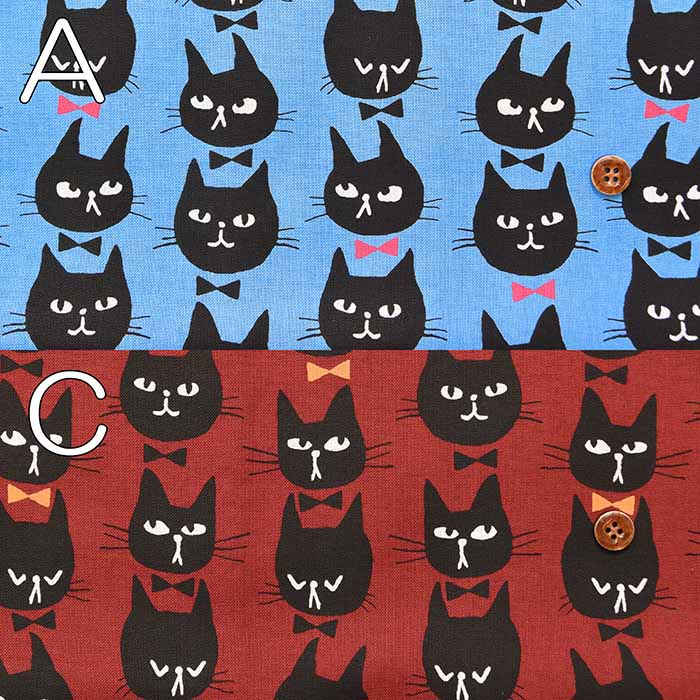 Cotton cinching print fabric Formal Cat - nomura tailor