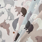 Cotton W Width Print Fabric Number 5 Collection Neko - nomura tailor