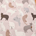 Cotton W Width Print Fabric Number 5 Collection Neko - nomura tailor