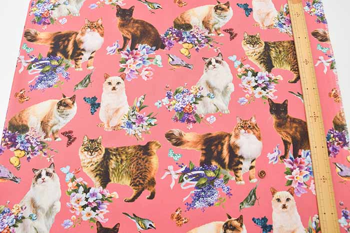 Cotton sheeting print fabric nora. - nomura tailor