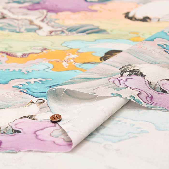 Cotton sheeting print fabric nora. crane - nomura tailor