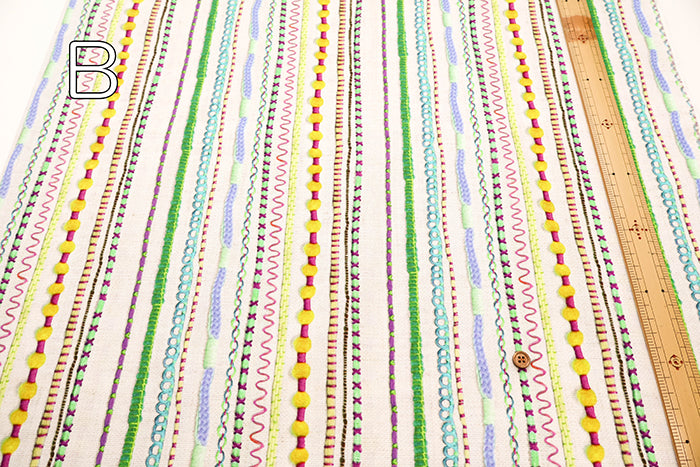 Cotton Muslin Digital Print Fabric RiCONIC - Straight - nomura tailor
