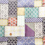 Cotton Muslin Digital Print Fabric RiCONIC - Kogin Patchwork - nomura tailor