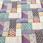 Cotton Muslin Digital Print Fabric RiCONIC - Kogin Patchwork - nomura tailor