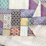 Cotton Muslin Digital Print Fabric RiCONIC - Kogin Patchwork - nomura tailor