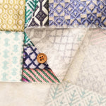 Cotton Muslin Digital Print Fabric RiCONIC - Kogin Patchwork - nomura tailor