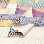 Cotton Muslin Digital Print Fabric RiCONIC - Kogin Patchwork - nomura tailor