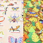 Cotton Seating Printed Fabric Inkjet Print RiCONIC×Kao Hagashi-Bugs - nomura tailor