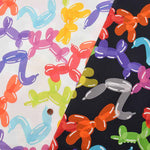 Cotton seating print fabric nora. Balloon art - nomura tailor