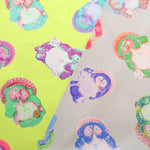 Cotton Sheeting Inkjet-printed Fabric - nora. Tanuki - nomura tailor