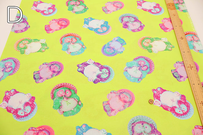 Cotton Sheeting Inkjet-printed Fabric - nora. Tanuki - nomura tailor