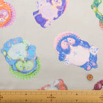 Cotton Sheeting Inkjet-printed Fabric - nora. Tanuki - nomura tailor