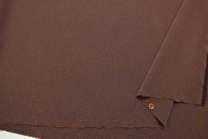 Polyester crepe fabric plain (warm color system) - nomura tailor