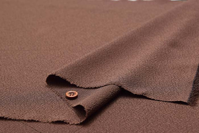 Polyester crepe fabric plain (warm color system) - nomura tailor