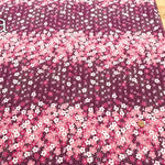 Polyester Crepe (Chirimen) Printed Fabric - Falling Petals - nomura tailor