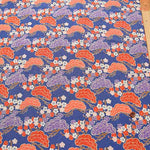 Polyester Fi -Koshi Kirimen Print Fabric Pine Plum - nomura tailor