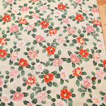 Polyester Fi -Ekoshi Kimen Print Fabric Tsubaki - nomura tailor