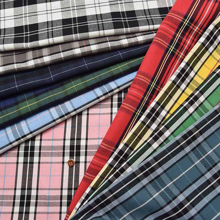 T/C tartan check fabric made in China - nomura tailor