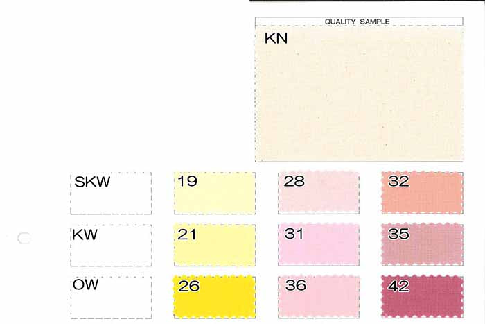 Cotton seating plain ≪ White, beige, yellow, orange ≫ - nomura tailor