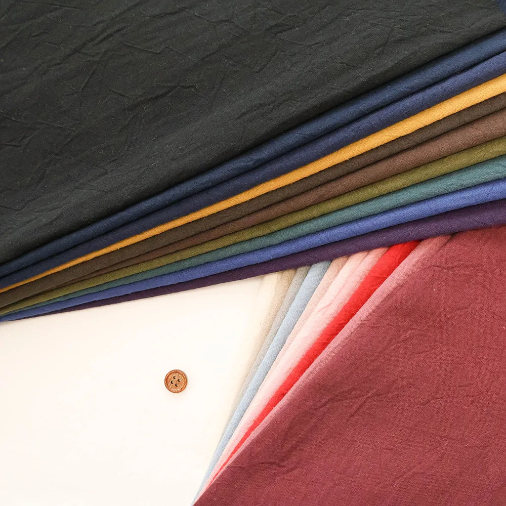 Cotton soft sheeting washer fabric - plain - nomura tailor