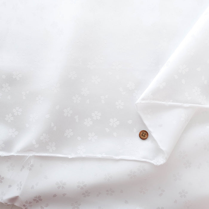 Polyester Jacquard Fabric - Cherry Blossoms - nomura tailor