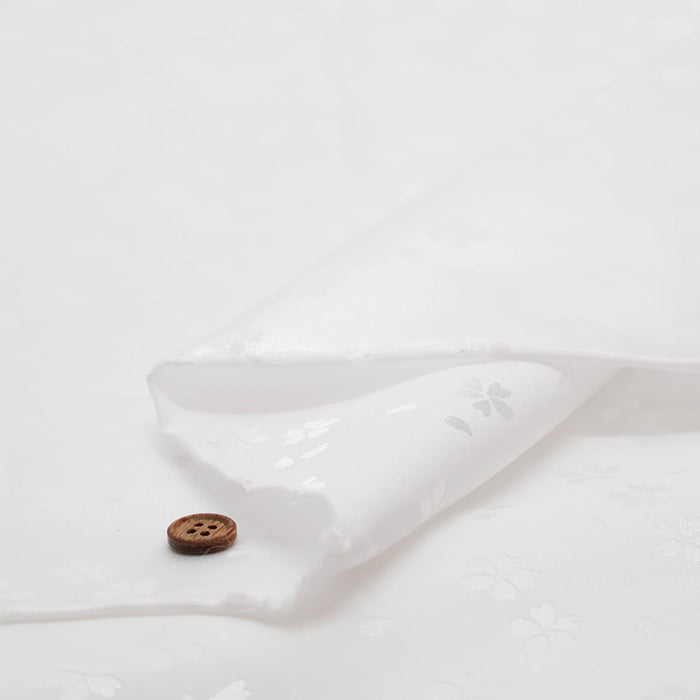 Polyester Jacquard Fabric - Cherry Blossoms - nomura tailor