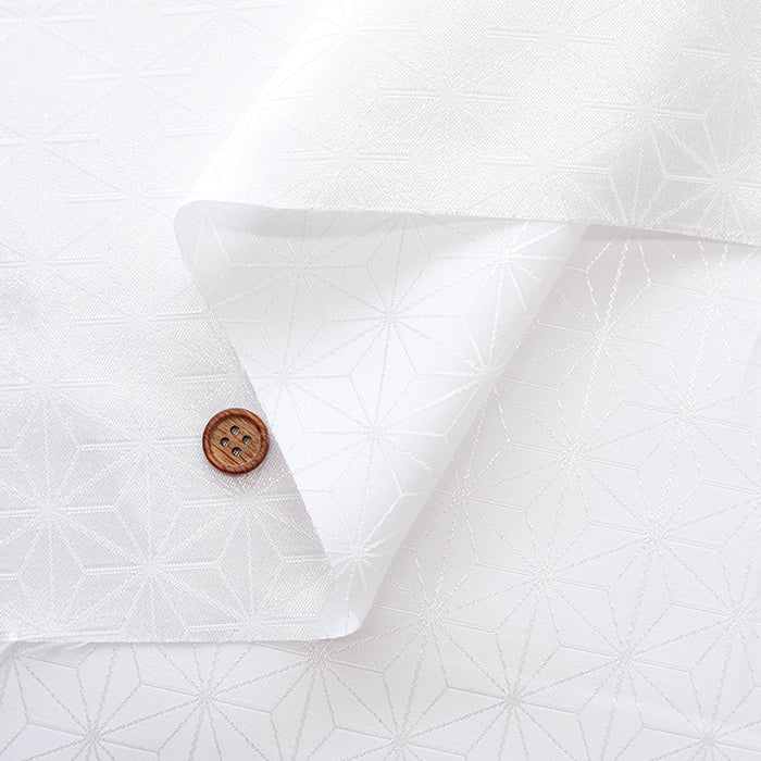 Polyester Jacquard Fabric - Hemp Leaf Cat - nomura tailor