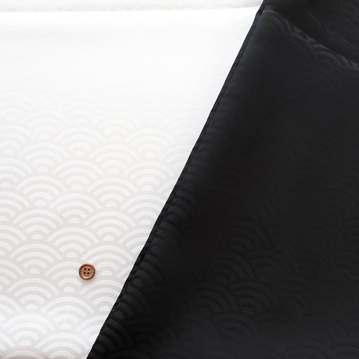 Polyester Jacquard Fabric - Qinghai wave - nomura tailor