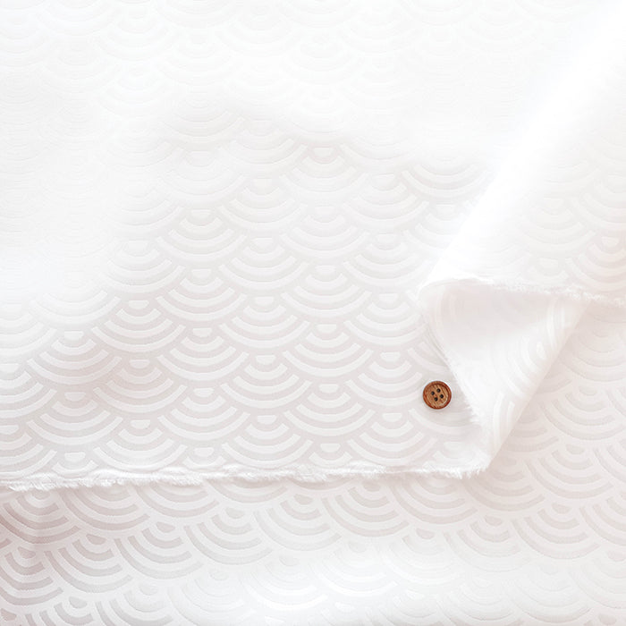 Polyester Jacquard Fabric - Qinghai wave - nomura tailor
