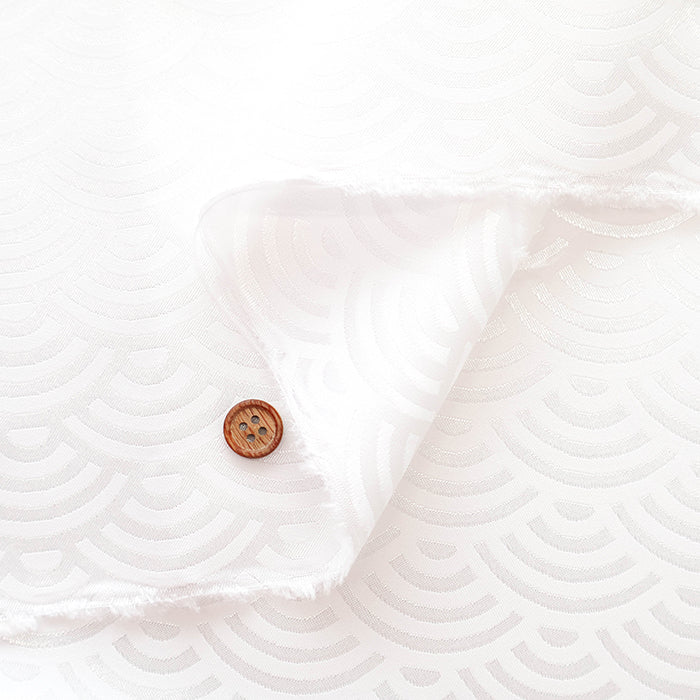 Polyester Jacquard Fabric - Qinghai wave - nomura tailor