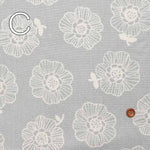 Cotton Ox Print Fabric Scandinavian Forest Flower - nomura tailor