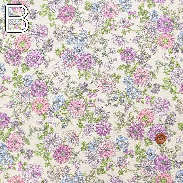 Cotton Ox Print Fabric Mini Flower - nomura tailor