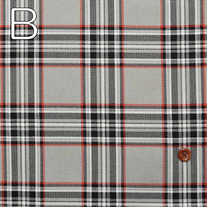 Cotton Ox Print Fabric Tartan Check 1 - nomura tailor