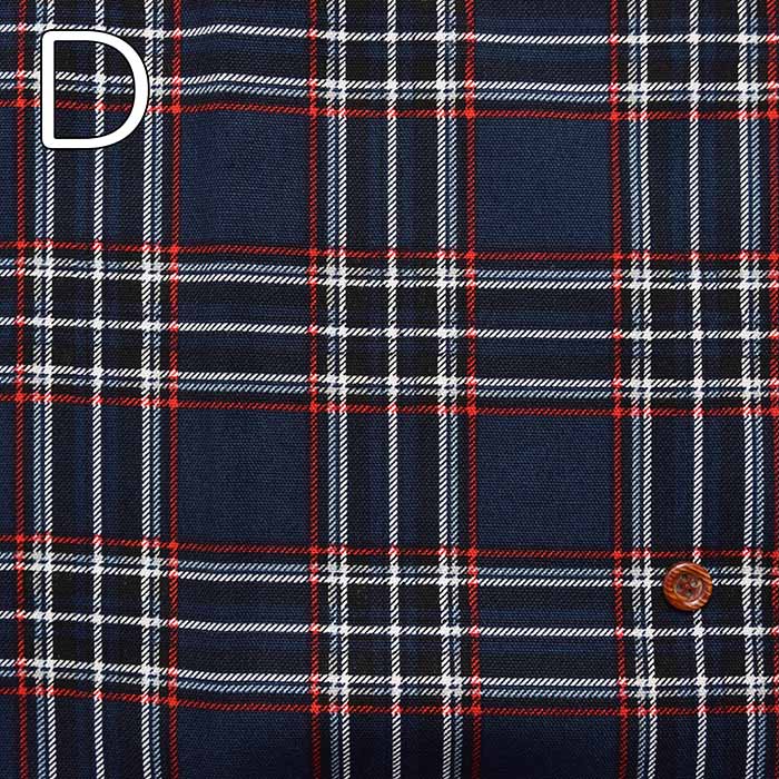 Cotton Ox Print Fabric Tartan Check 1 - nomura tailor